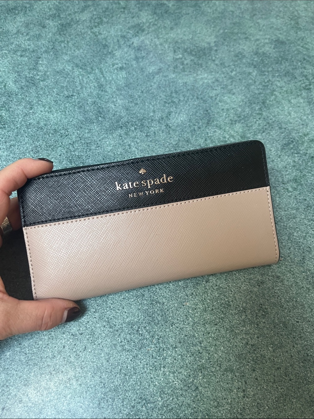 Kate Spade Saffiano Leather Two Tone Wallet